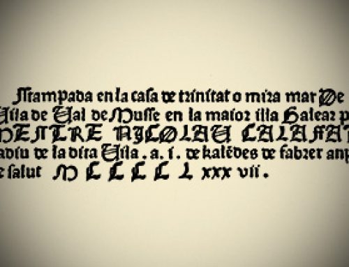 Miramar y el primer establecimiento tipográfico mallorquín: La imprenta de Nicolau Calafat y Bartomeu Caldentey (1485-90)