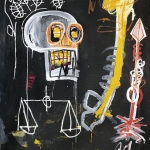 Jean Michel Basquiat. Untitled-82-skull