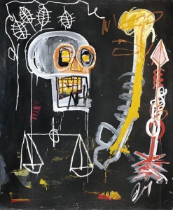 Jean Michel Basquiat. Untitled-82-skull